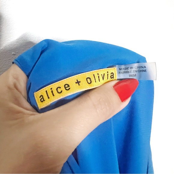 Alice + Olivia | Fierra Silk Dress - Picture 4 of 6